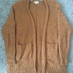 LIKE NEW Fuzzy Knit Cardigan Sweater